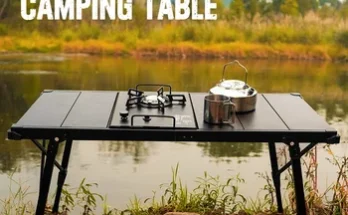 IGT 전술 테이블, 스플라이스 가능, 휴대용 야외 캠핑 알루미늄 합금 경량 접이식 피크닉 하이킹 테이블, 휴대용 바베큐 테이블