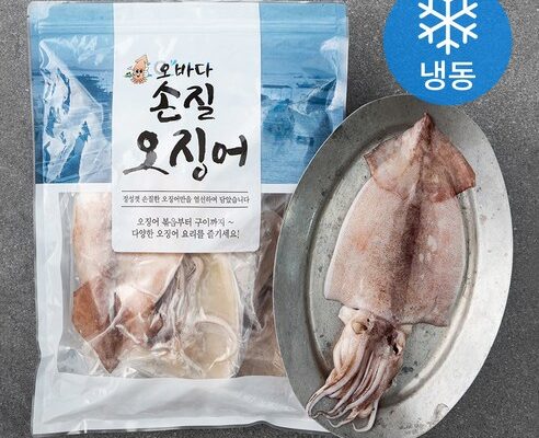 후기 좋은 제품 오바다 국내산 손질오징어 6미 (냉동) 700g 추천베스트