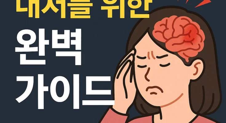 뇌출혈 초기증상 빠르게 알아보는 방법
