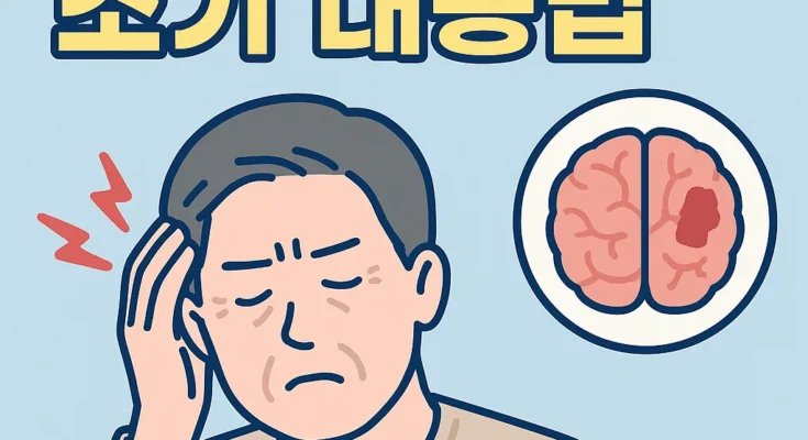 뇌출혈 초기증상 및 주요 징후 완벽 가이드